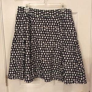 Lilly Pulitzer Navy Lemon Skirt